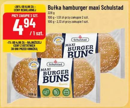 Bułka hamburger maxi Schulstad