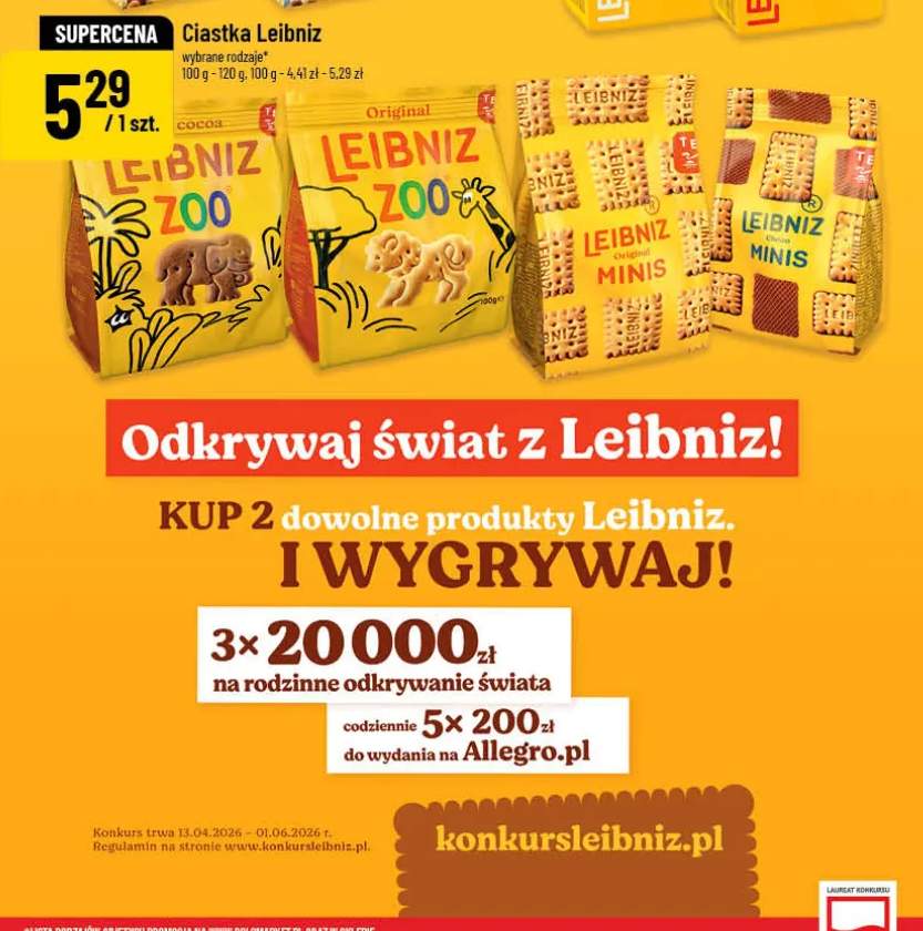 Ciastka Leibniz Zoo cocoa wybrane rodzaje