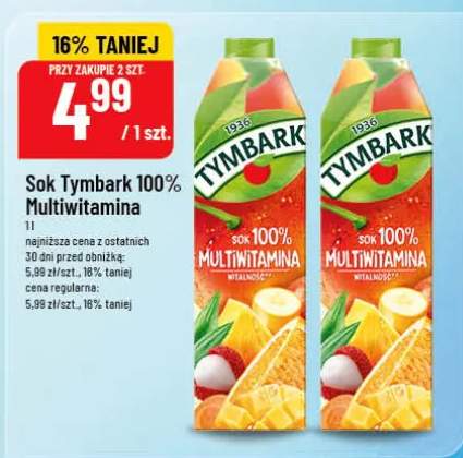 Sok Tymbark 100% Multiwitamina