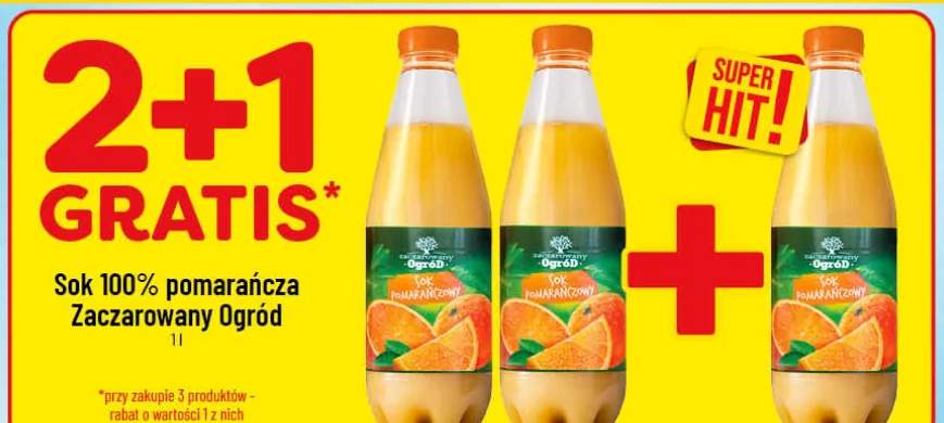 Sok 100% pomarańcza Zaczarowany Ogród