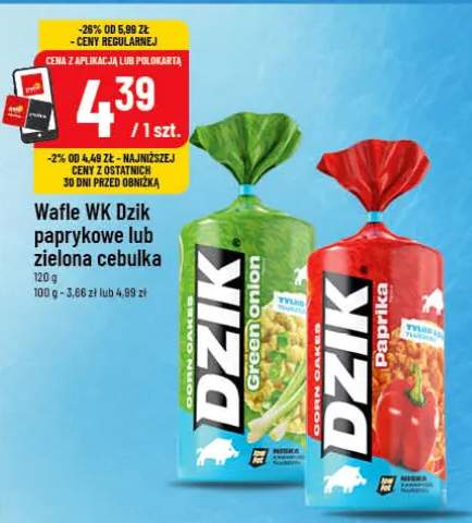 Wafle WK Dzik zielona cebulka