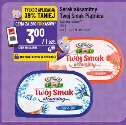 Serek aksamitny Twój Smak klasyczny Piątnica
