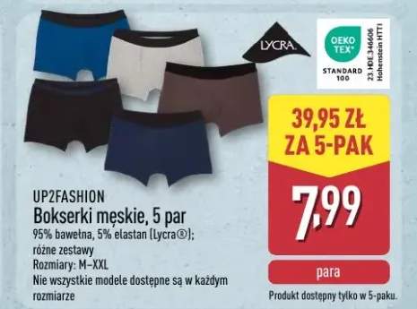 Bokserki męskie Up2Fashion 5 par