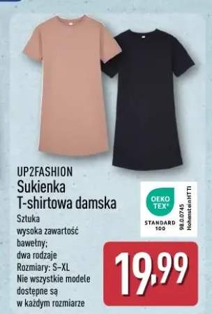 Sukienka T-shirtowa damska Up2Fashion