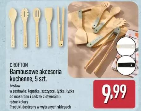Bambusowe akcesoria kuchenne Crofton 5szt.
