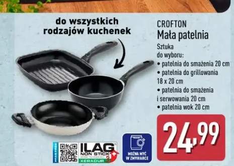 Mała patelnia wok Crofton 20cm