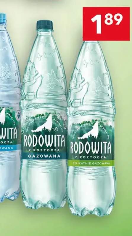 Woda mineralna Rodowita delikatnie gazowana