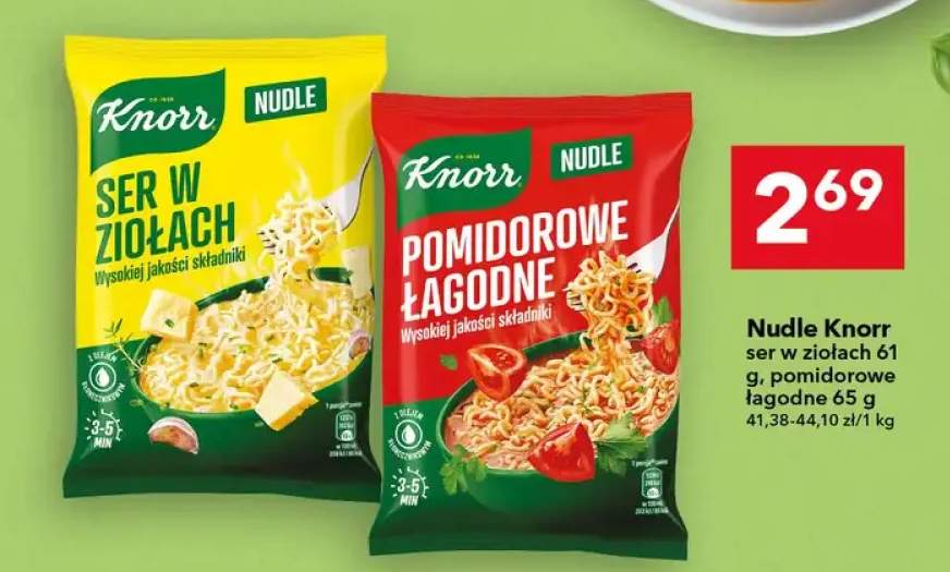 Nudle Knorr ser w ziołach