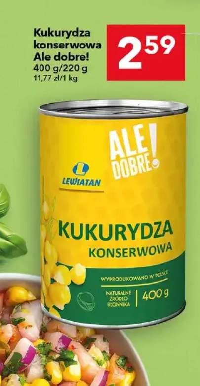 Kukurydza konserwowa Ale Dobre!