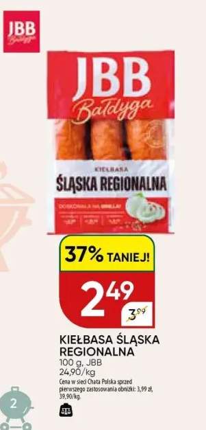 Kiełbasa śląska regionalna JBB Bałdyga