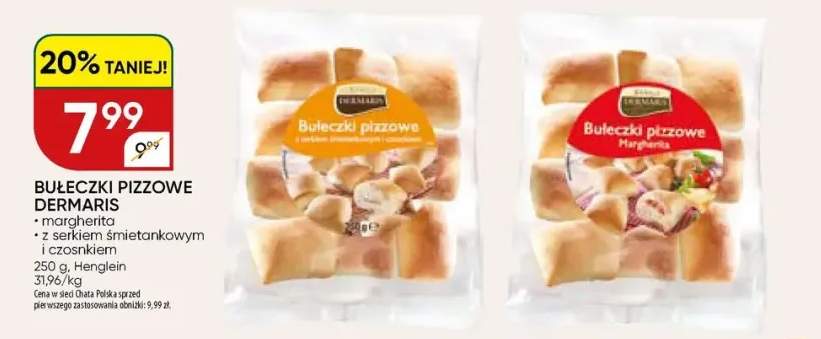 Bułeczki pizzowe Dermaris z serkiem śmietankowym i czosnkiem