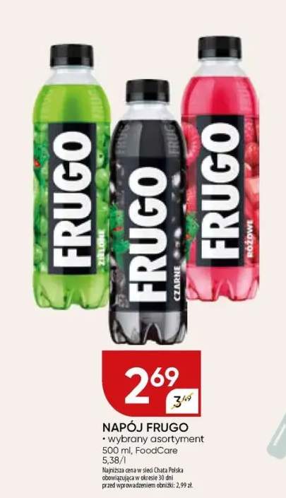 Napój Frugo różowy FoodCare