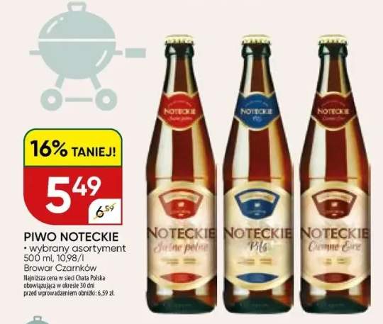 Piwo Noteckie Pils Browar Czarnków