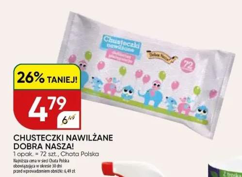 Chusteczki nawilżane Dobra Nasza! Chata Polska