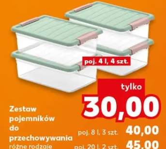 Zestaw pojemników do przechowywania 20l 2szt.