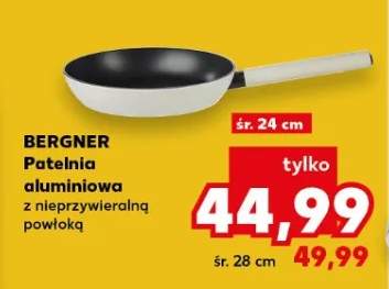 Patelnia aluminiowa Bergner z nieprzywieralną powłoką śr. 28cm