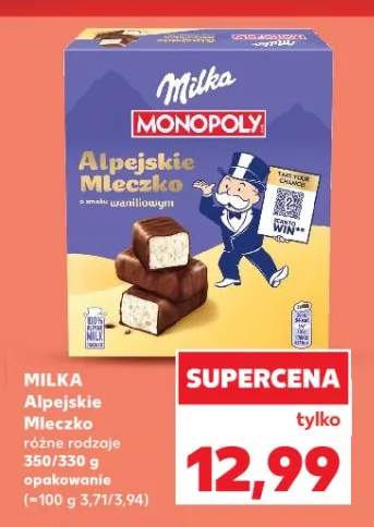 Czekolada Milka Alpejskie Mleczko