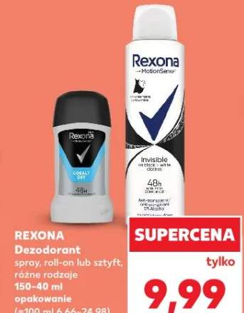 Dezodorant Rexona spray roll-on lub sztyft
