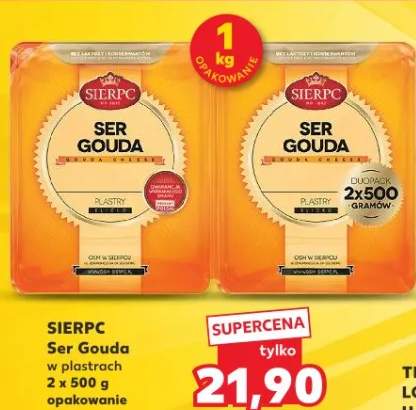 Ser Gouda w plastrach Sierpc