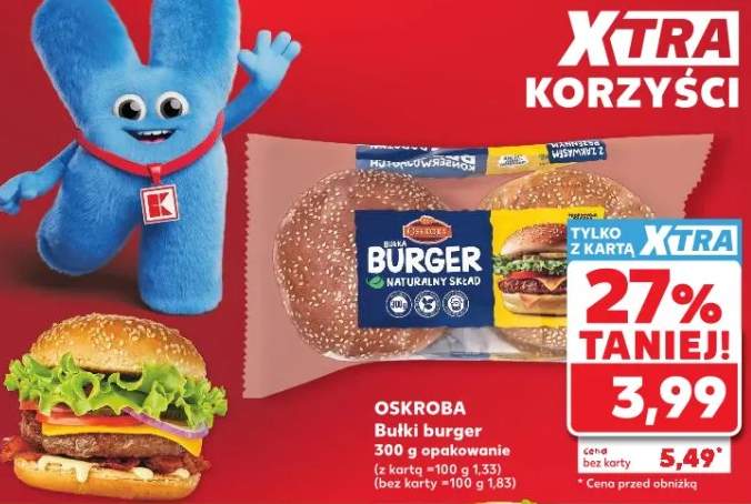 Bułki burger Oskroba