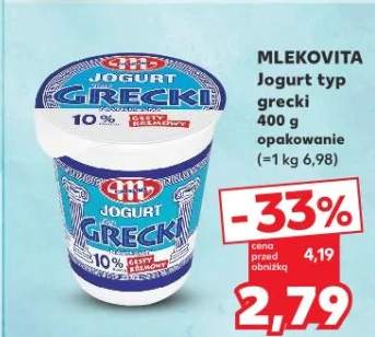 Jogurt typ grecki Mlekovita