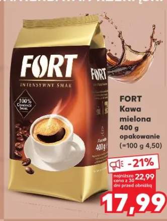 Kawa mielona Fort intensywny smak