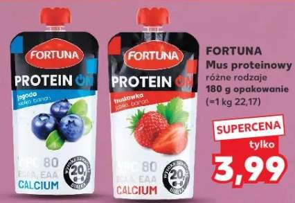 Mus proteinowy Fortuna truskawka