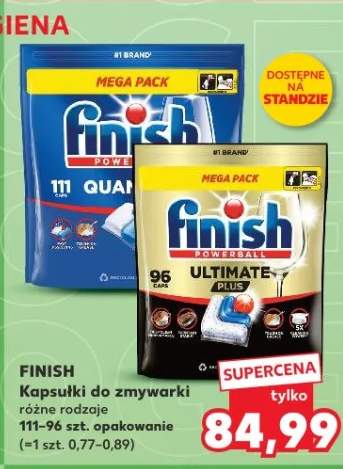 Kapsułki do zmywarki Finish Ultimate Plus