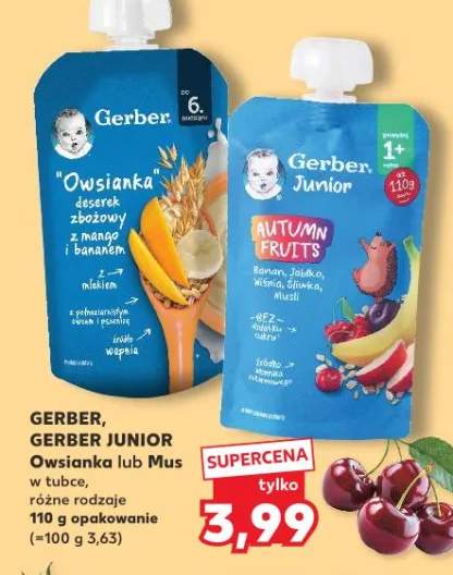 Mus w tubce Gerber Junior