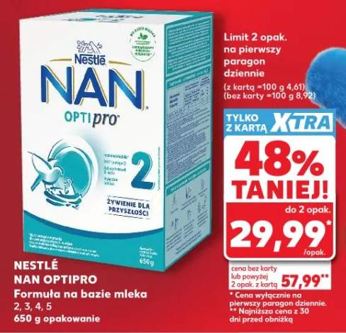 Formuła na bazie mleka Nestlé NAN OPTIPRO 2