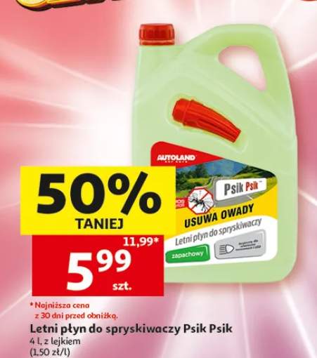 Letni płyn do spryskiwaczy Psik Psik z lejkiem