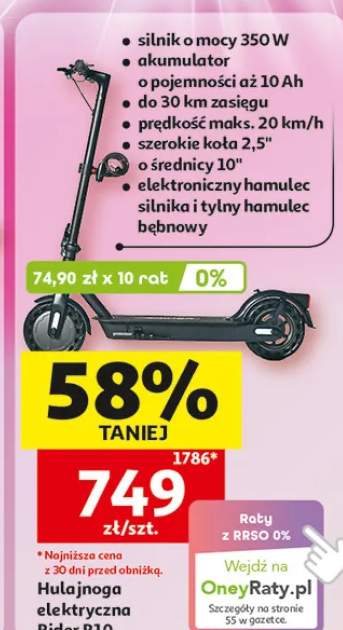 Hulajnoga elektryczna Rider R10