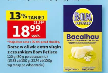 Dorsz w oliwie extra virgin z czosnkiem Bom Petisco