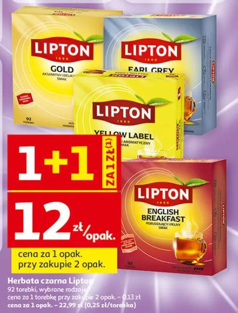 Herbata czarna Lipton English Breakfast