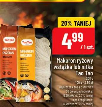 Makaron ryżowy nitka Tao Tao