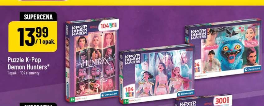 Puzzle K-Pop Demon Hunters Clementoni 104 elementy