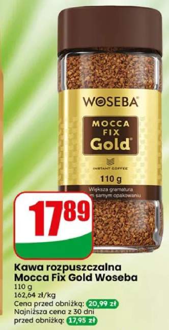 Kawa rozpuszczalna Mocca Fix Gold Woseba