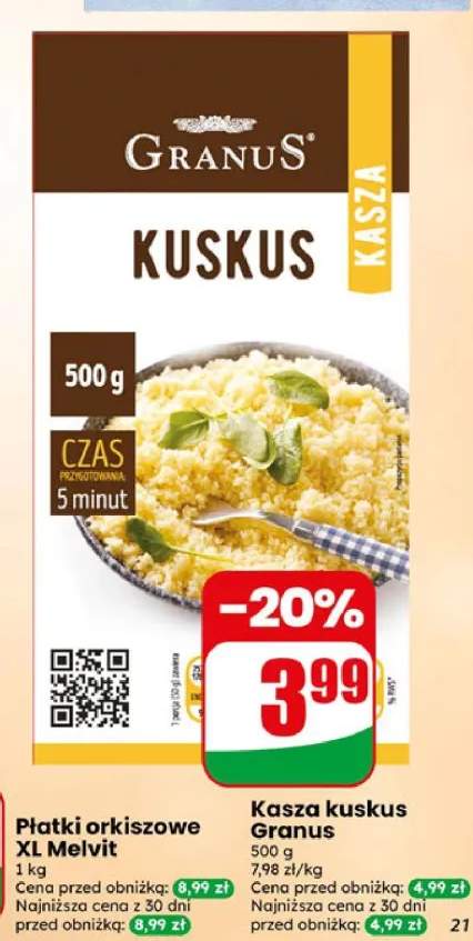 Kasza kuskus Granus