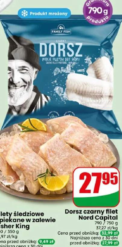 Dorsz czarny filet Nord Capital Family Fish