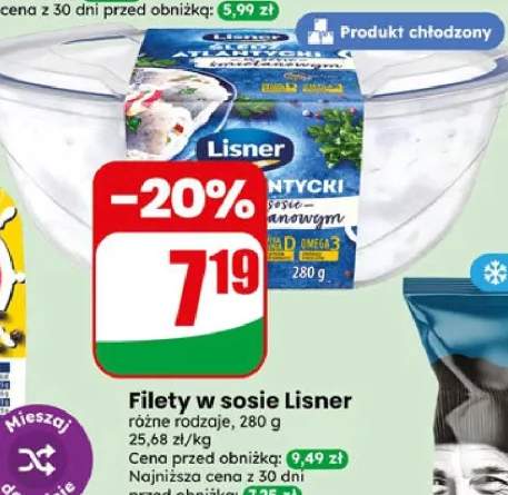 Filety w sosie śmietanowym Lisner