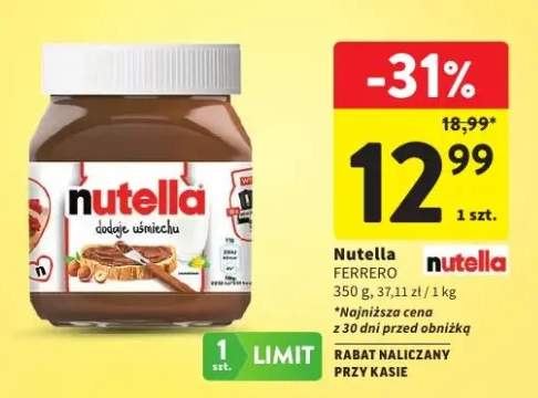Krem czekoladowy Nutella