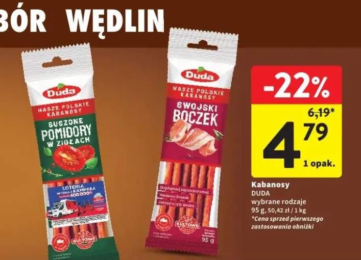 Kabanosy Duda swojski boczek