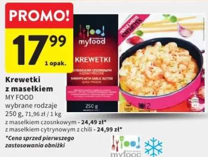 Krewetki z maselkiem My Food