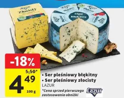 Ser pleśniowy złocisty Lazur