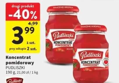 Koncentrat pomidorowy Pudliszki
