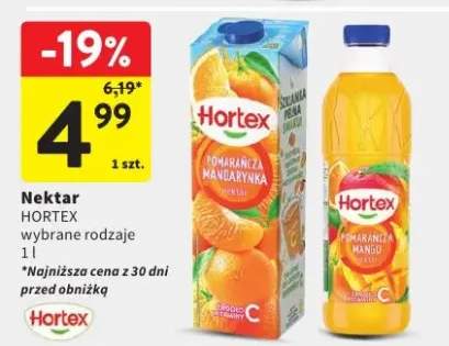 Nektar Hortex pomarańcza mango
