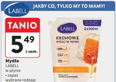 Mydło Labell kremowe w płynie zapas