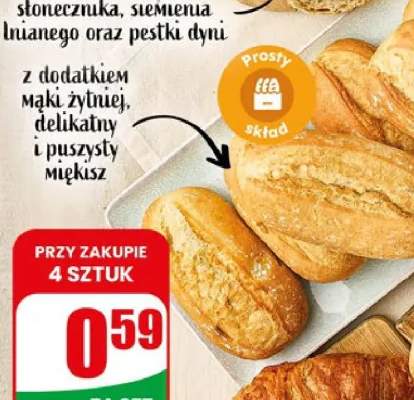 Bułka paluch pszenny śniadaniowy