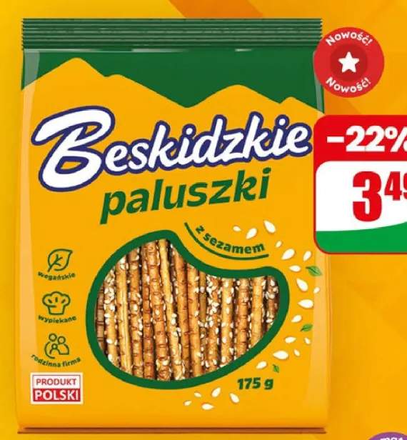Paluszki z sezamem Beskidzkie