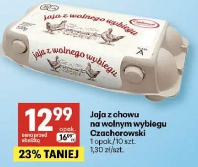 Jaja z chowu na wolnym wybiegu Czachorowski